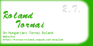 roland tornai business card